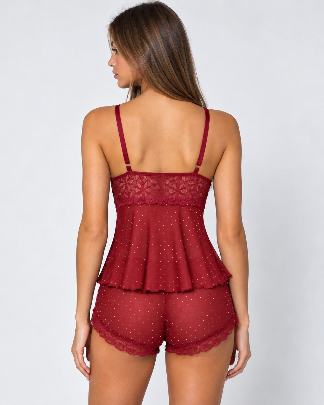 Midnight Crush Lace Set