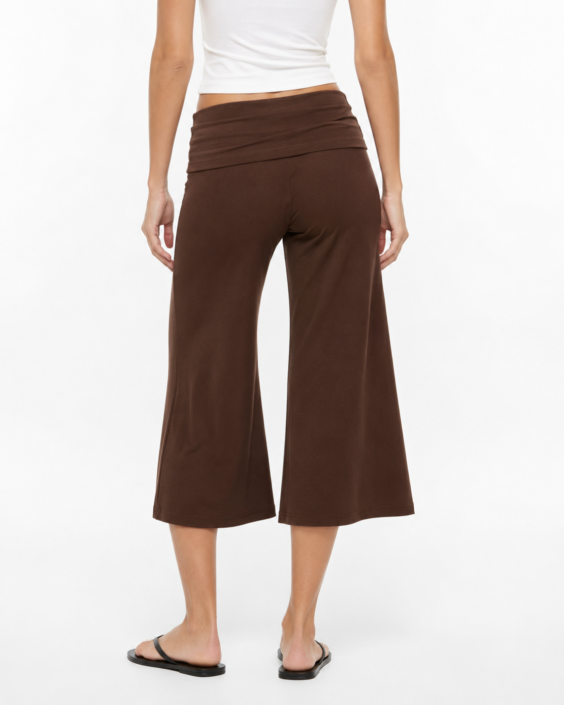 Foldover Capri Pants