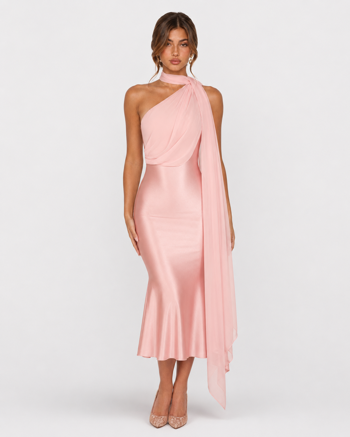 Seraphina Satin Midi