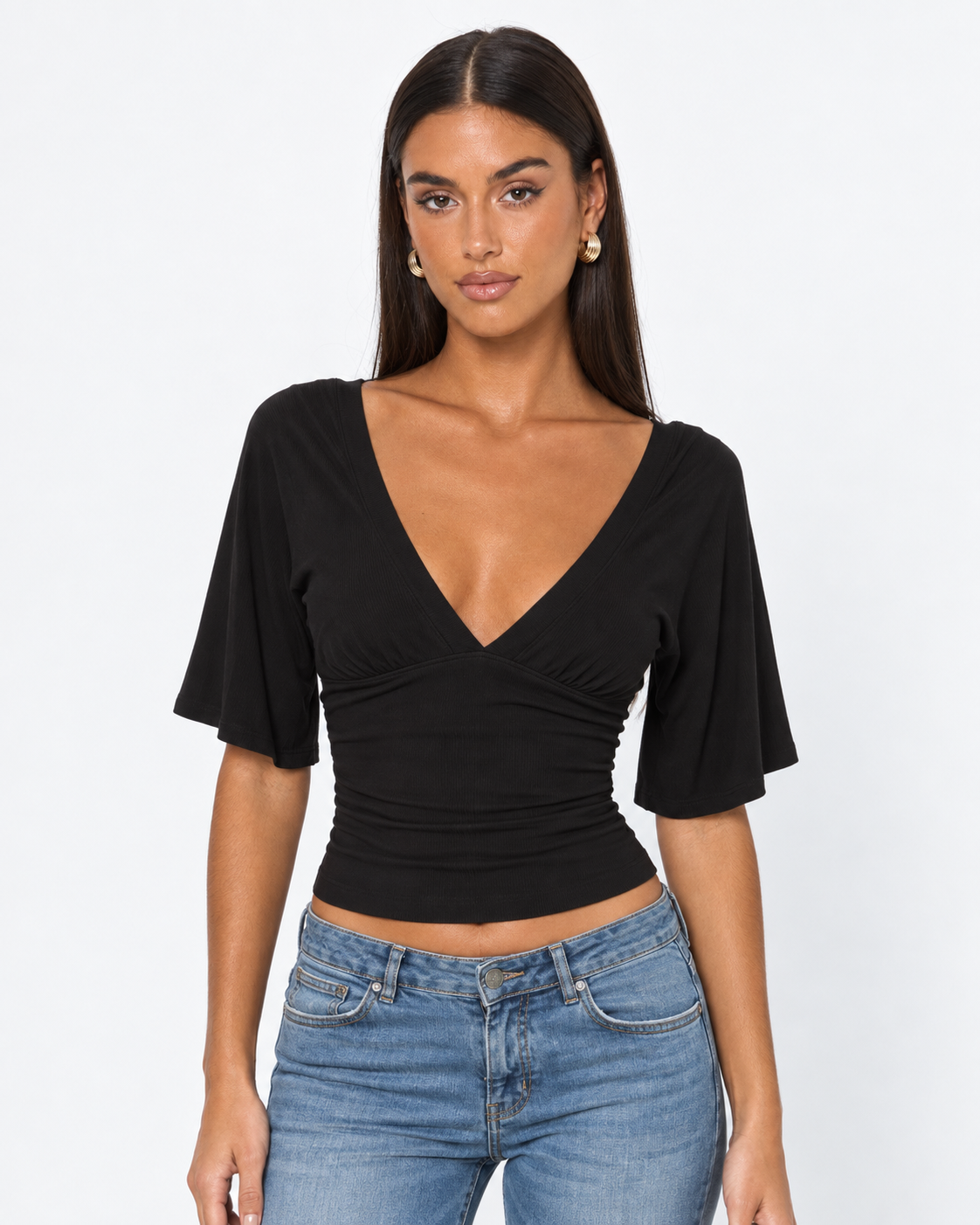 Off Duty Wrap Top