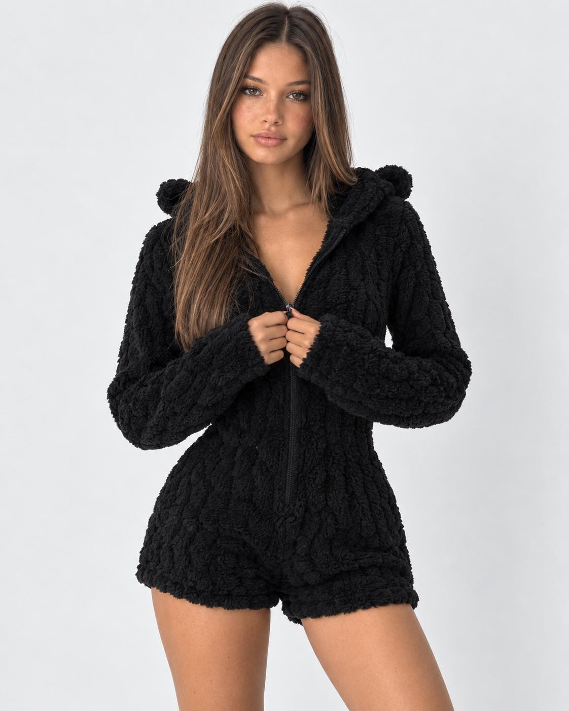Bear Hug Plush Romper