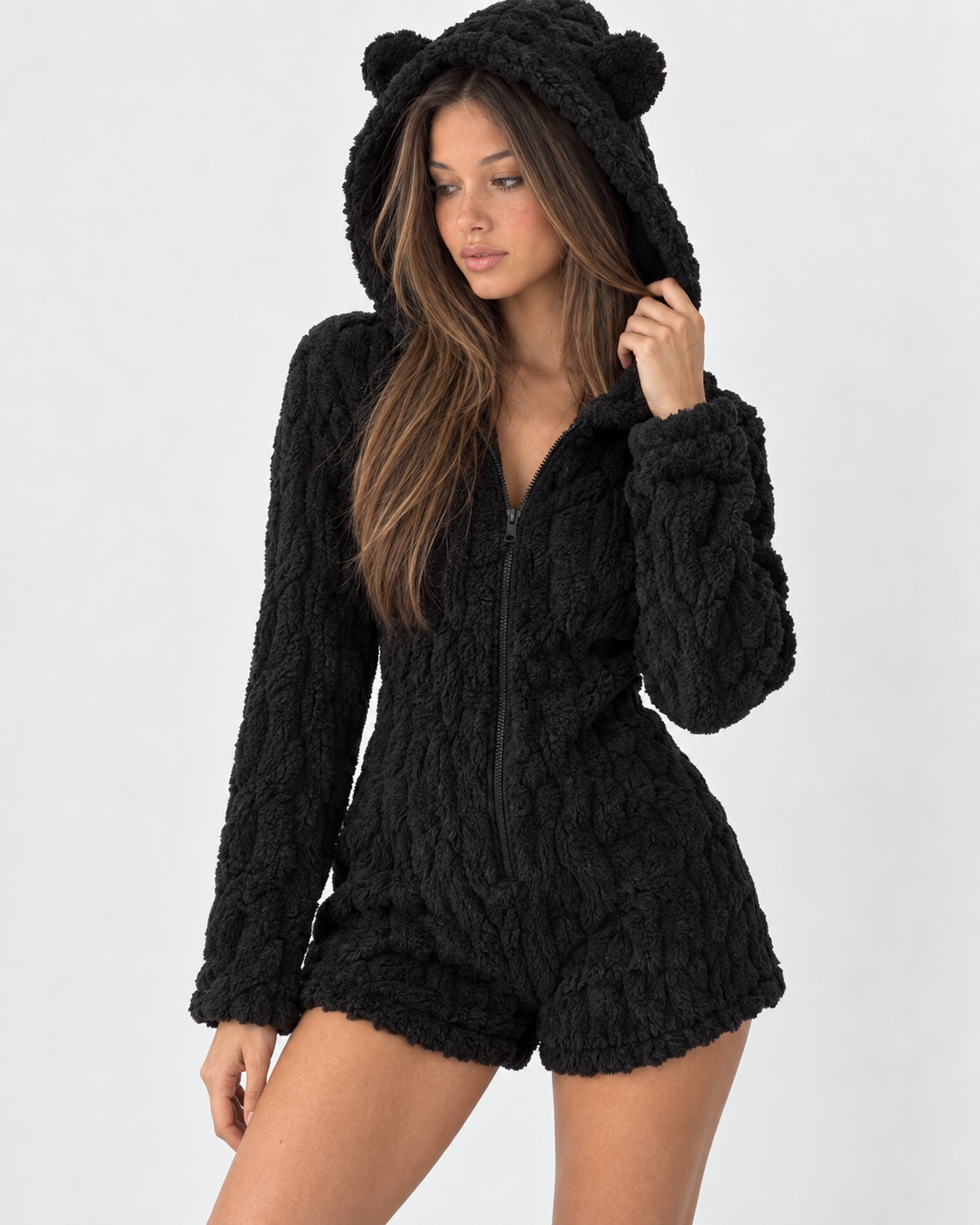 Bear Hug Plush Romper