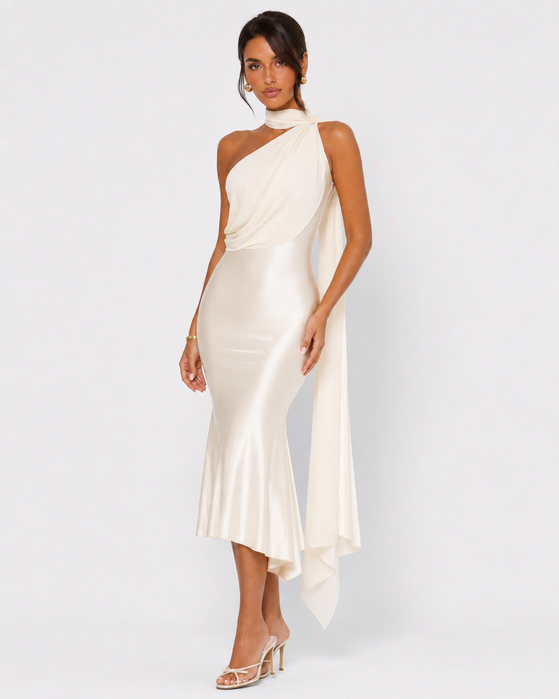 Seraphina Satin Midi
