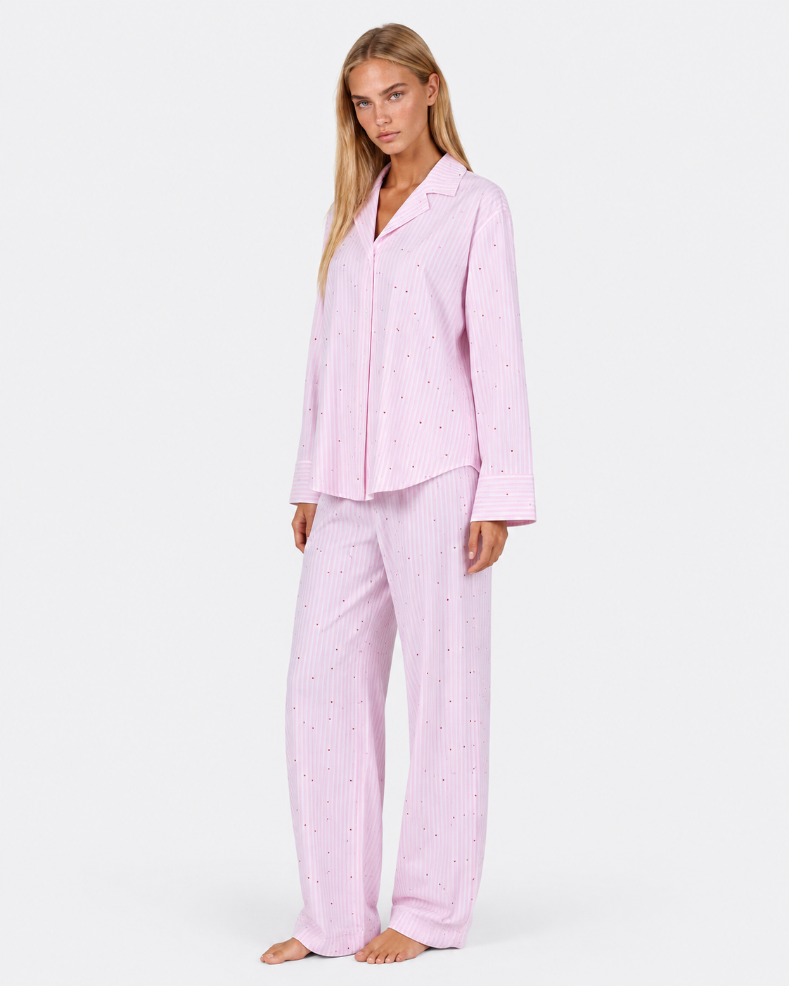 Sweetheart Stripe PJ Set