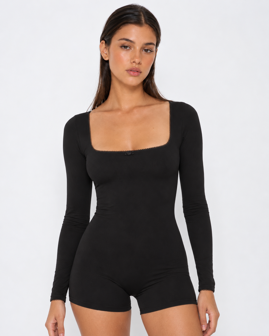 Soft Girl Long Sleeve Romper