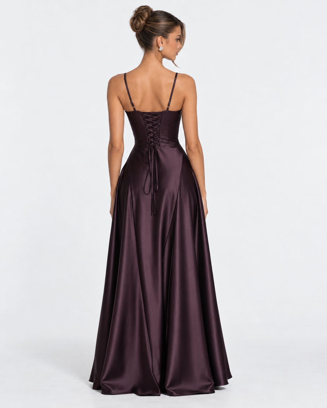 Midnight Romance Satin Maxi