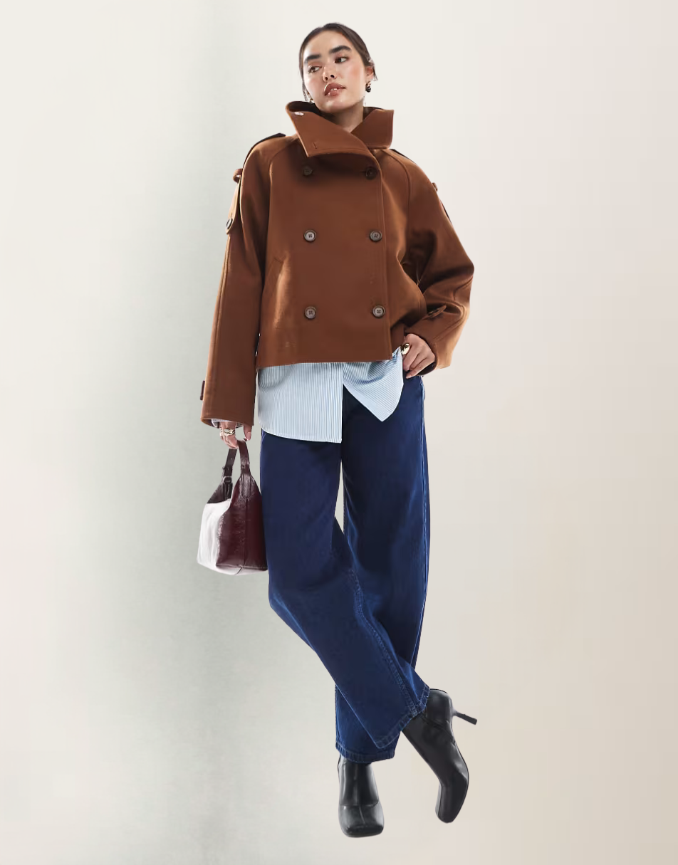 ARIA | Cropped Trench Coat