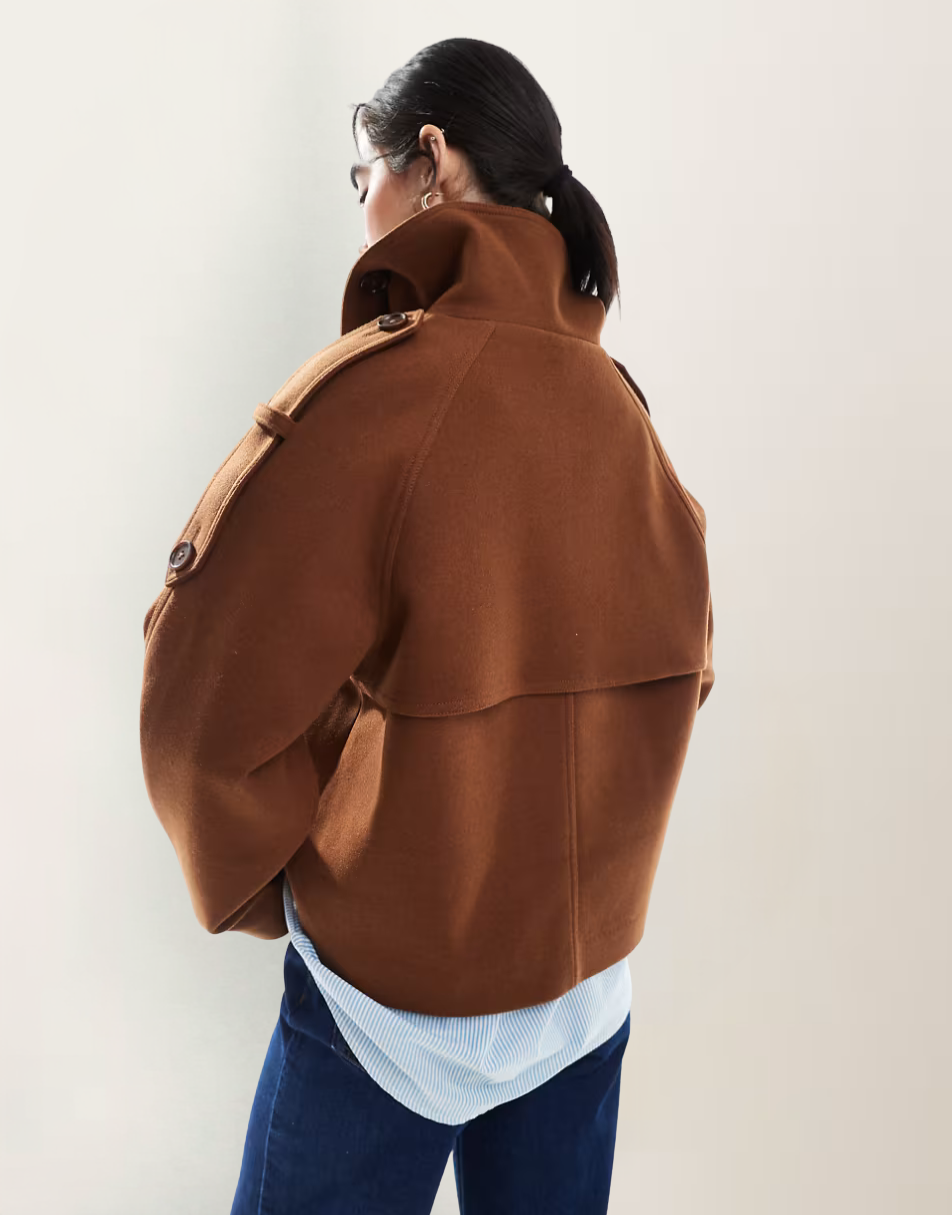 ARIA | Cropped Trench Coat