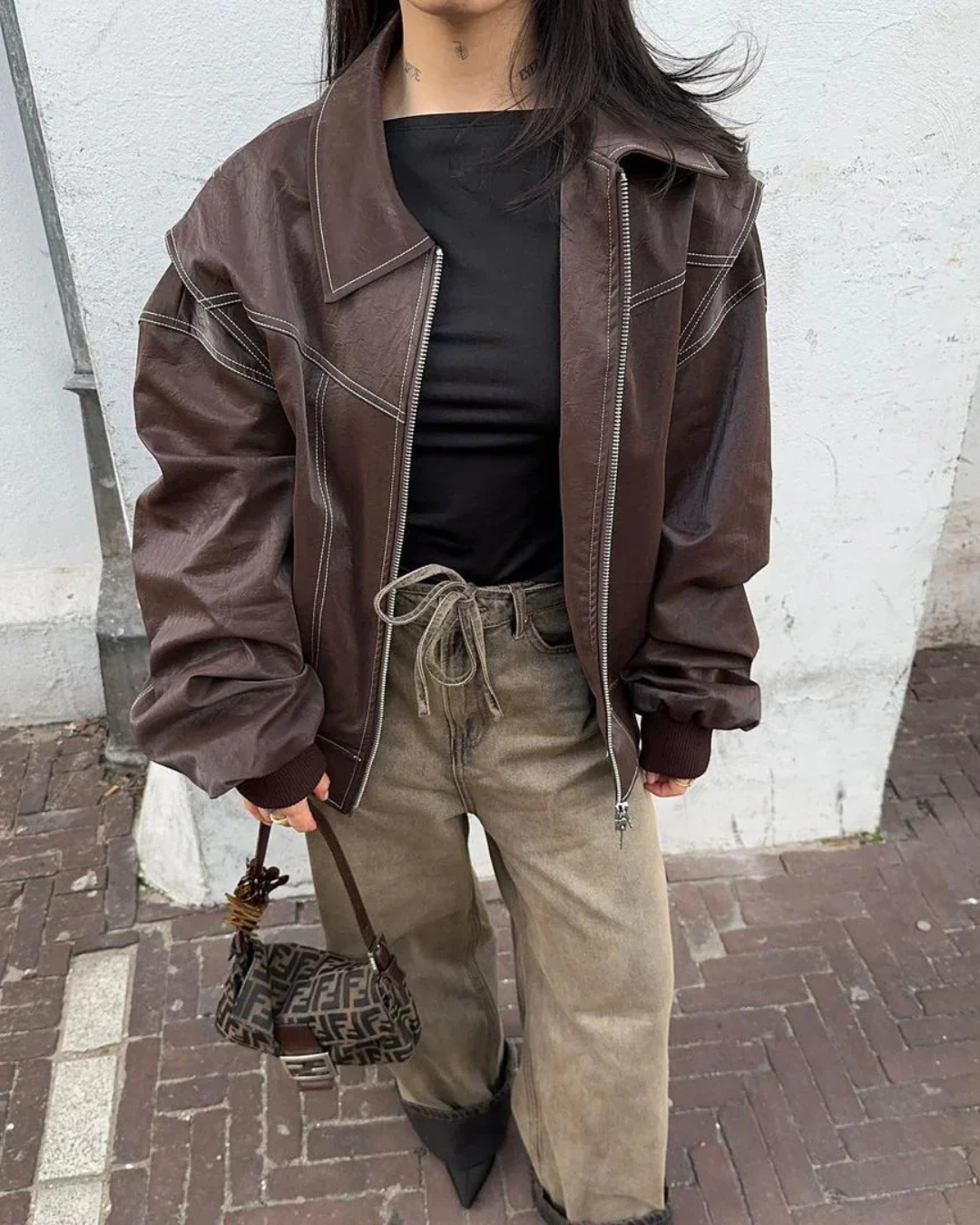 ARIA | Oversized Contrast Jacket