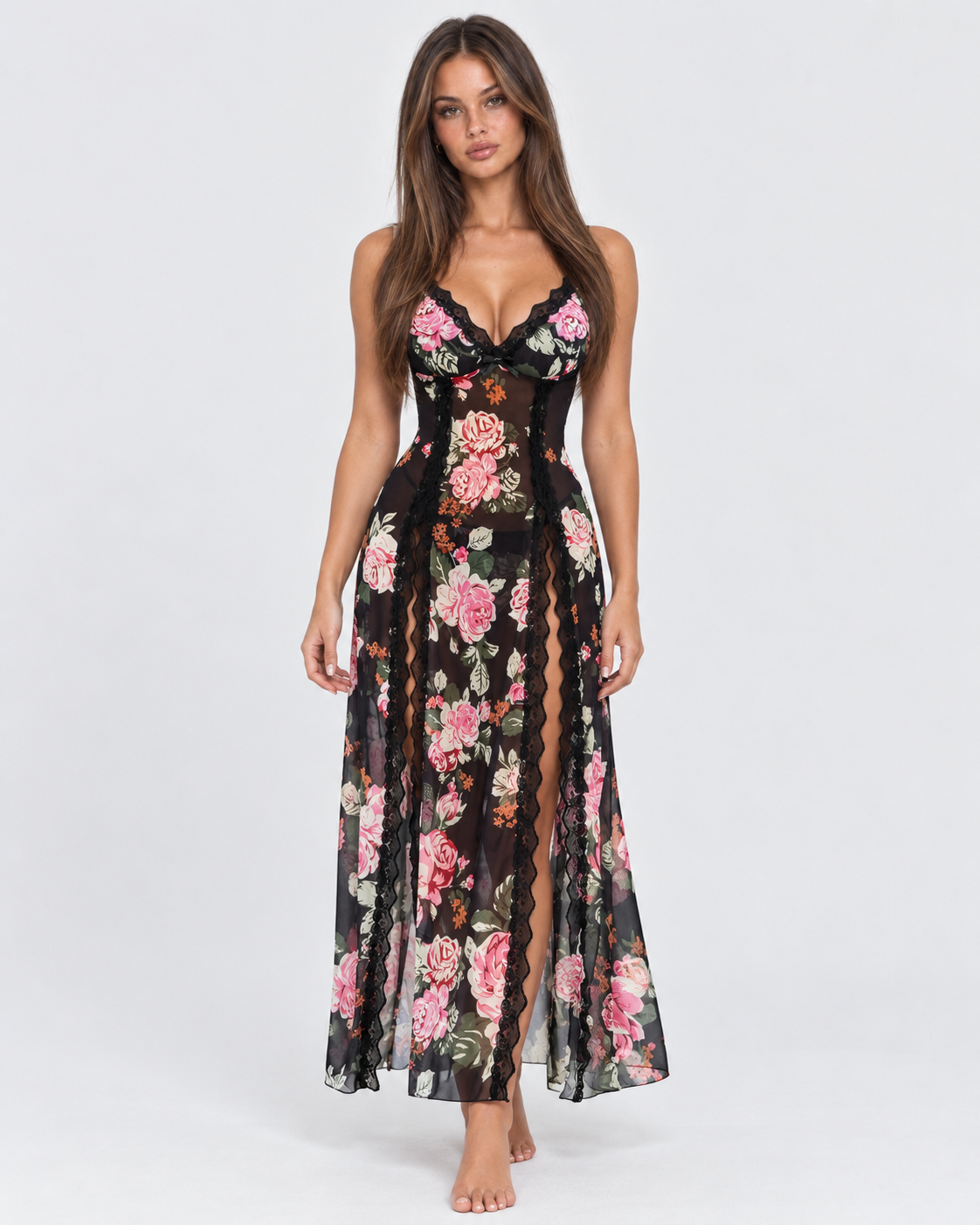 Midnight Rose Nightdress