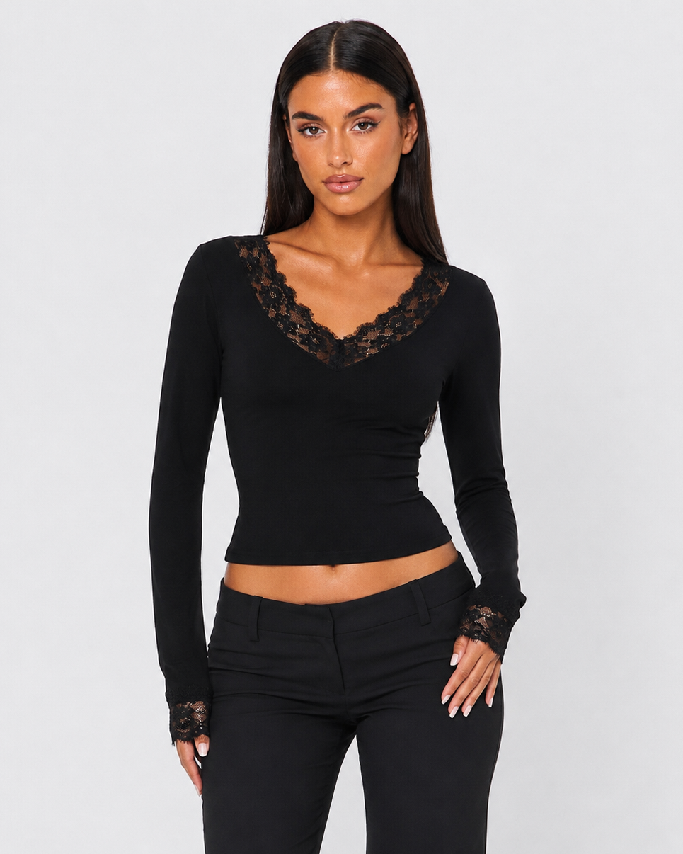Soft Romance Lace Top