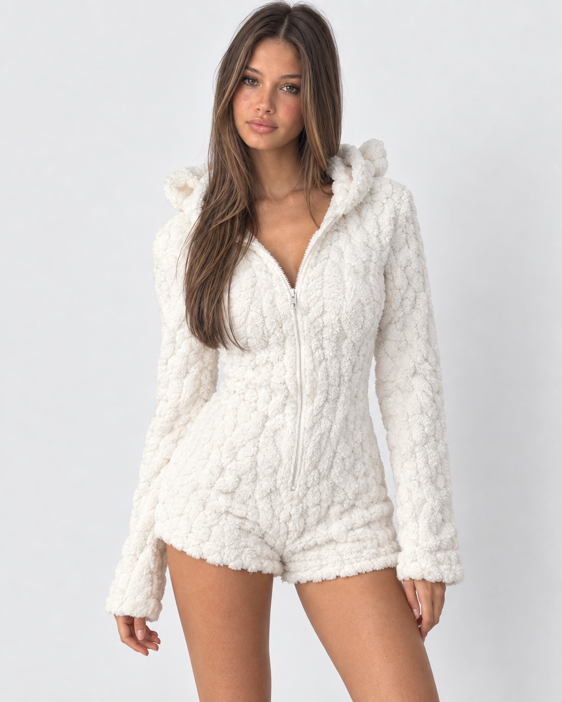 Bear Hug Plush Romper