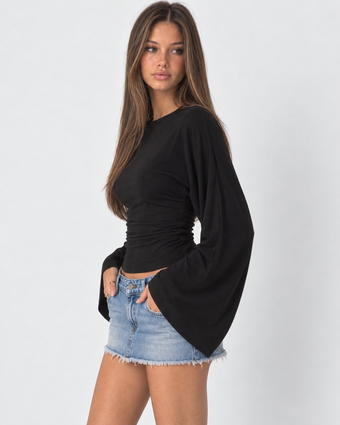 Soft Launch Ruched Top