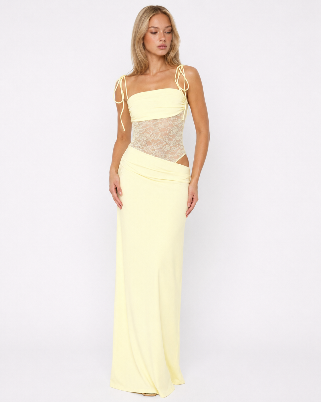 ARIA | Lace Panel Maxi