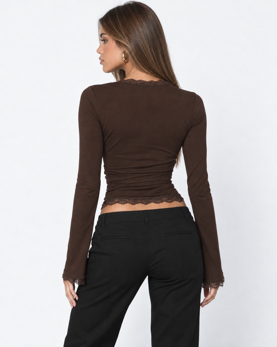 ARIA | Lace Wrap Top