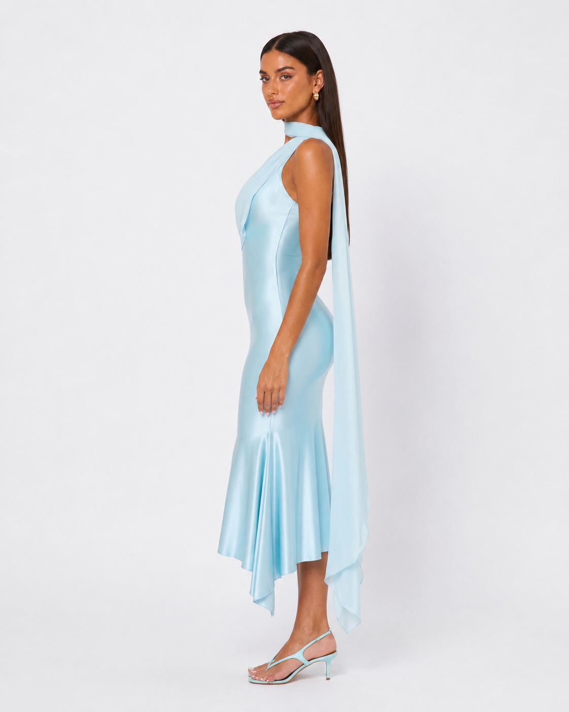 Seraphina Satin Midi
