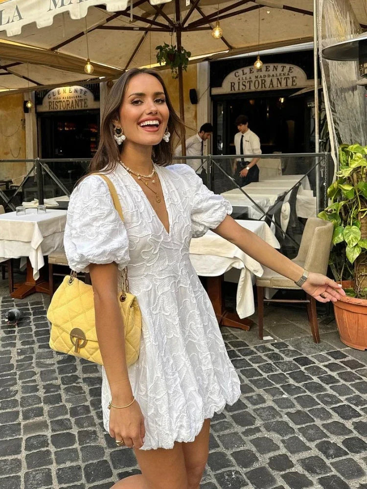 ARIA | Puff Mini Dress