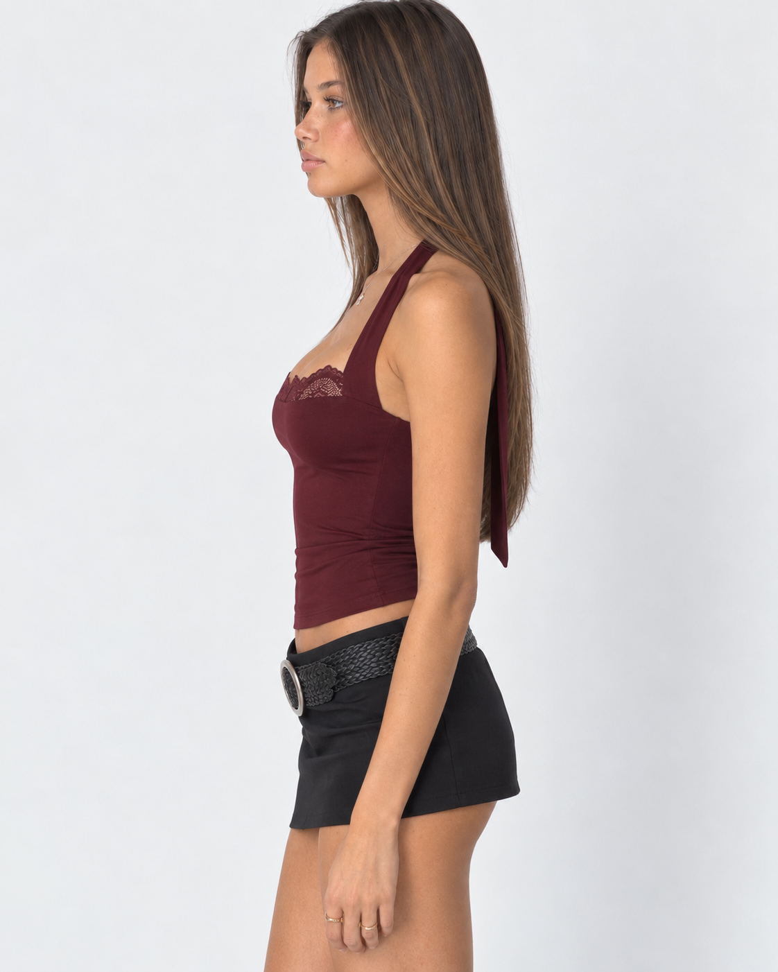 Miss Me Lace Halter Top