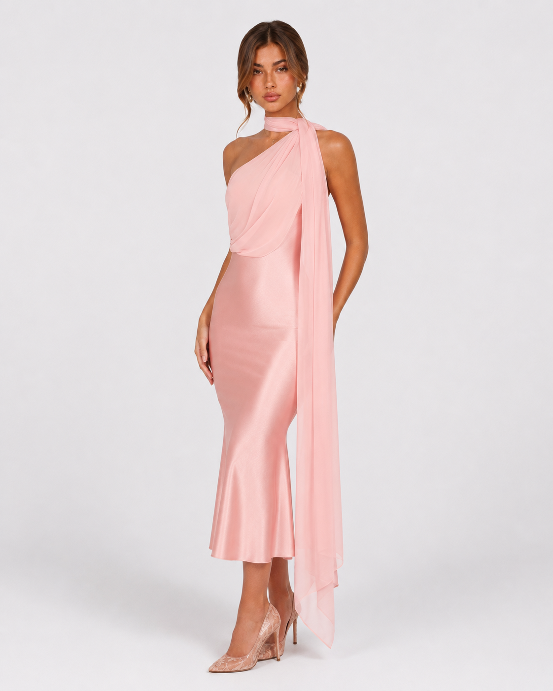 Seraphina Satin Midi