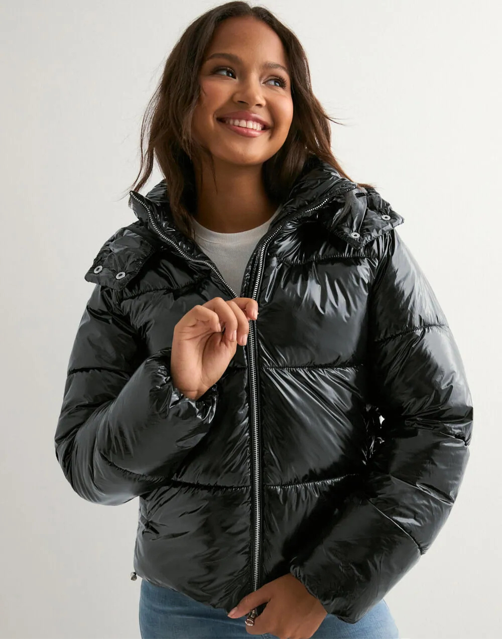 ARIA | Shiny Puffer Jacket