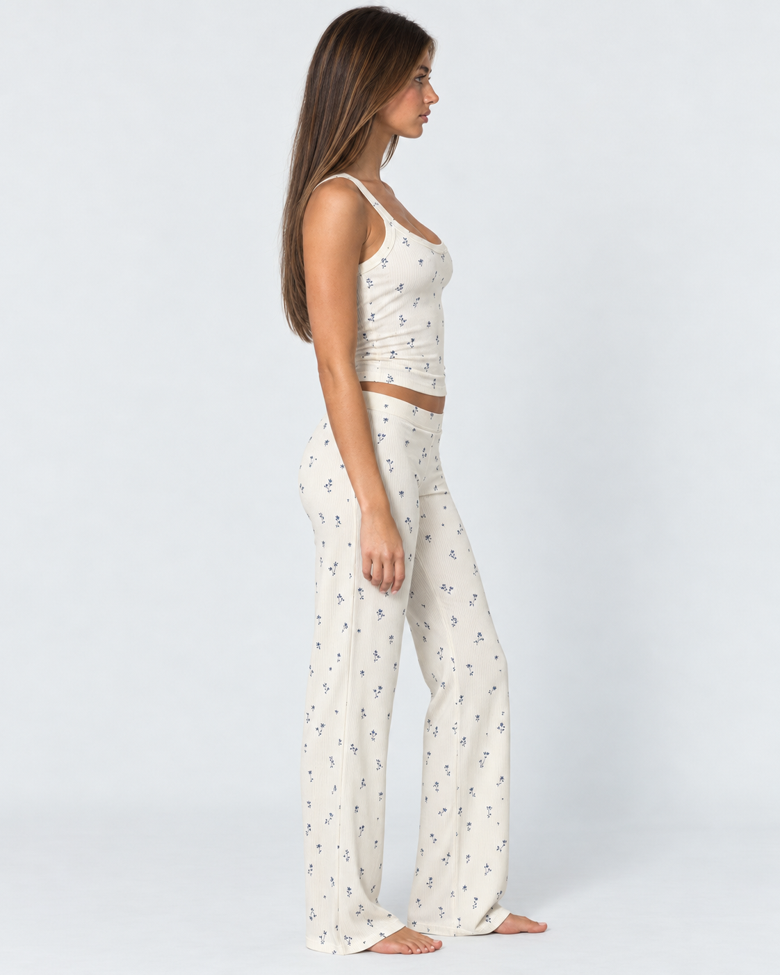 Bluebell Morning Ribbed Set