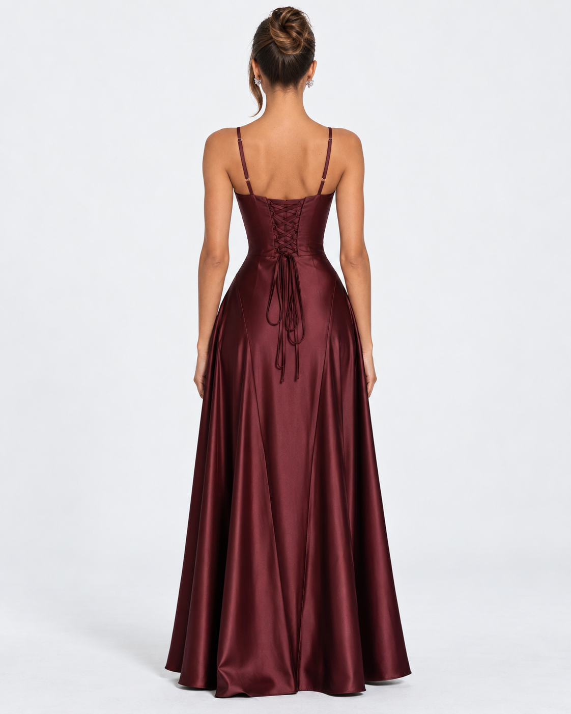 Midnight Romance Satin Maxi