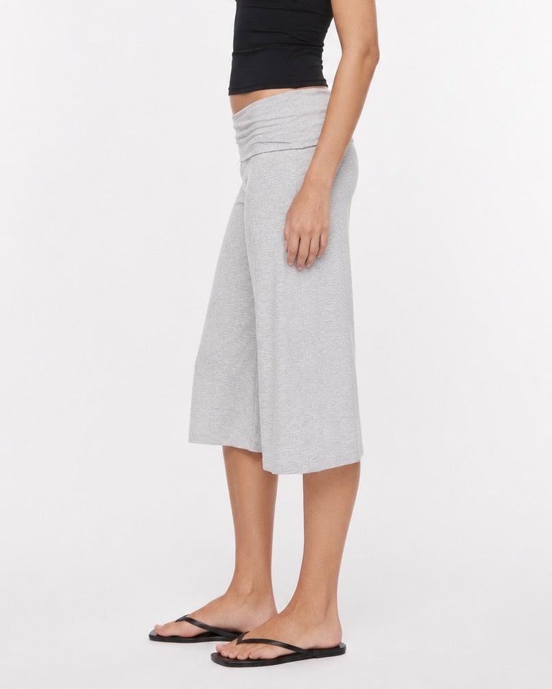Foldover Capri Pants