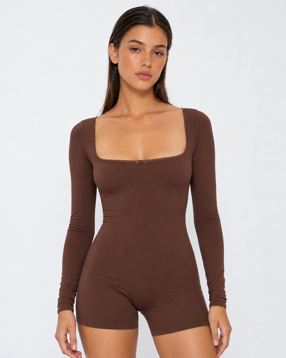 Soft Girl Long Sleeve Romper