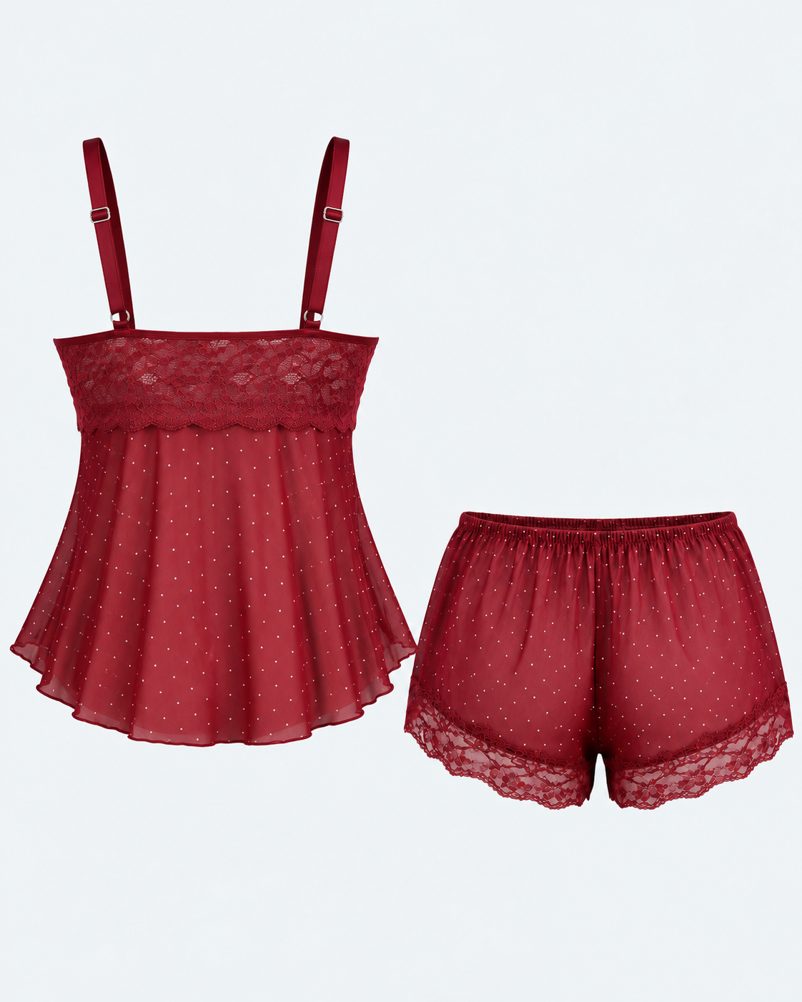 Midnight Crush Lace Set