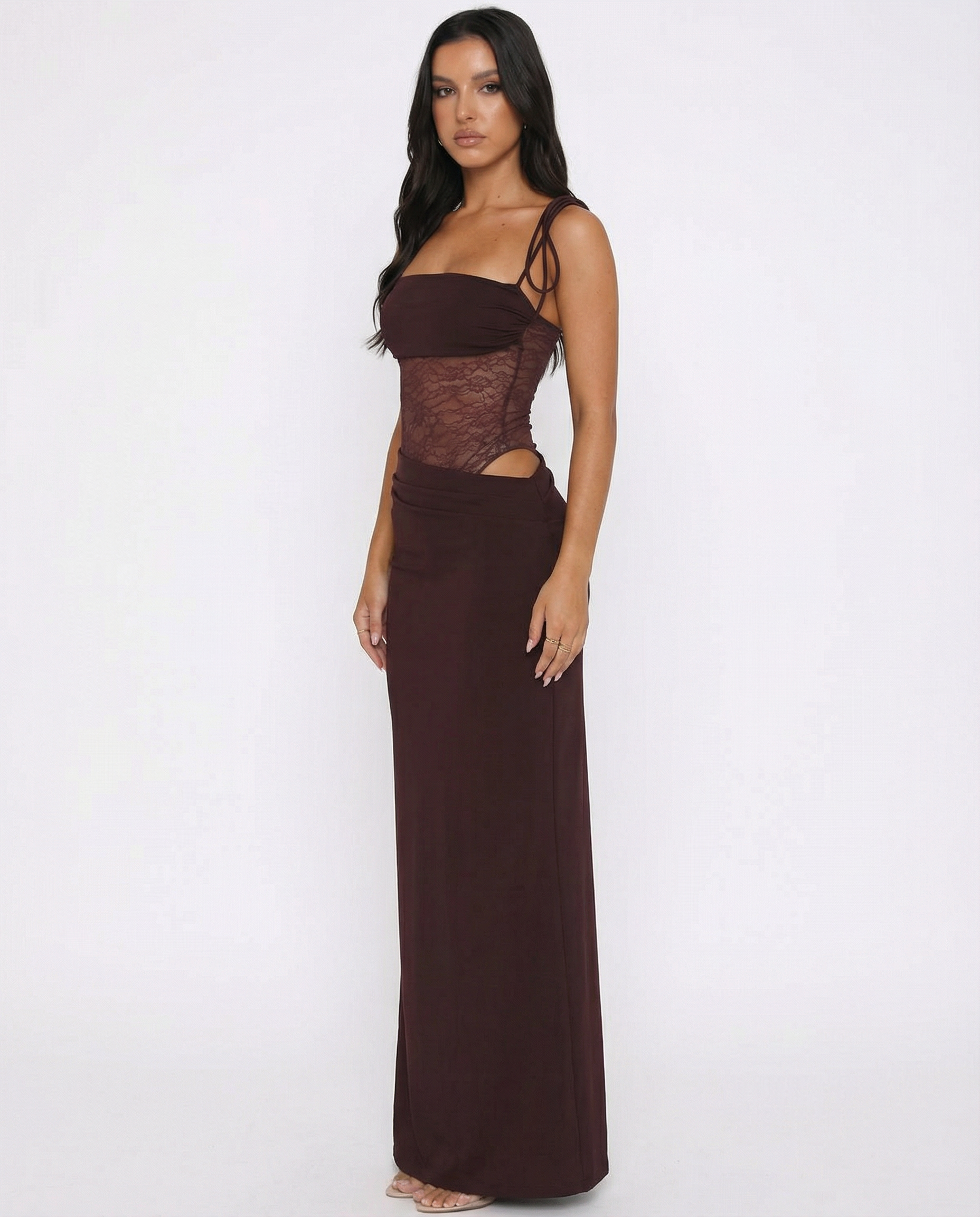 ARIA | Lace Panel Maxi