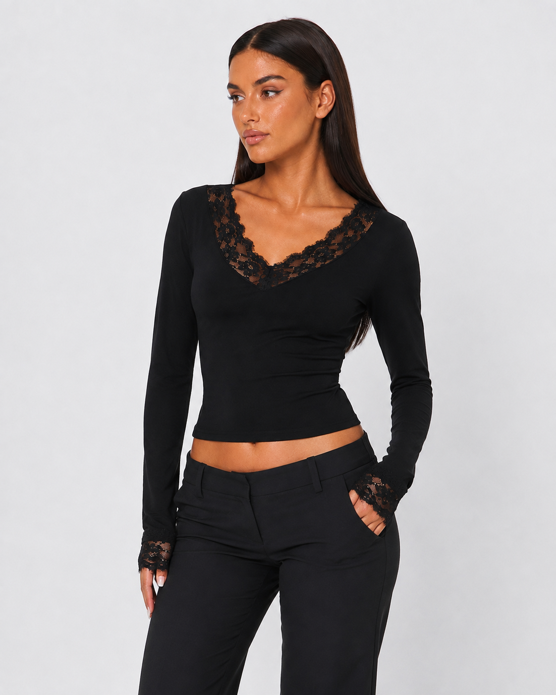 Soft Romance Lace Top