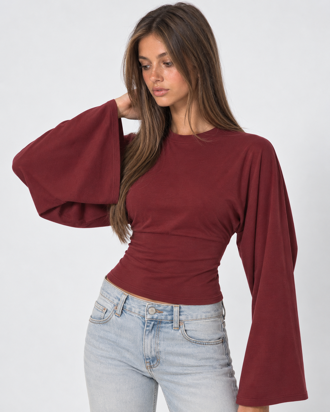 Soft Launch Ruched Top