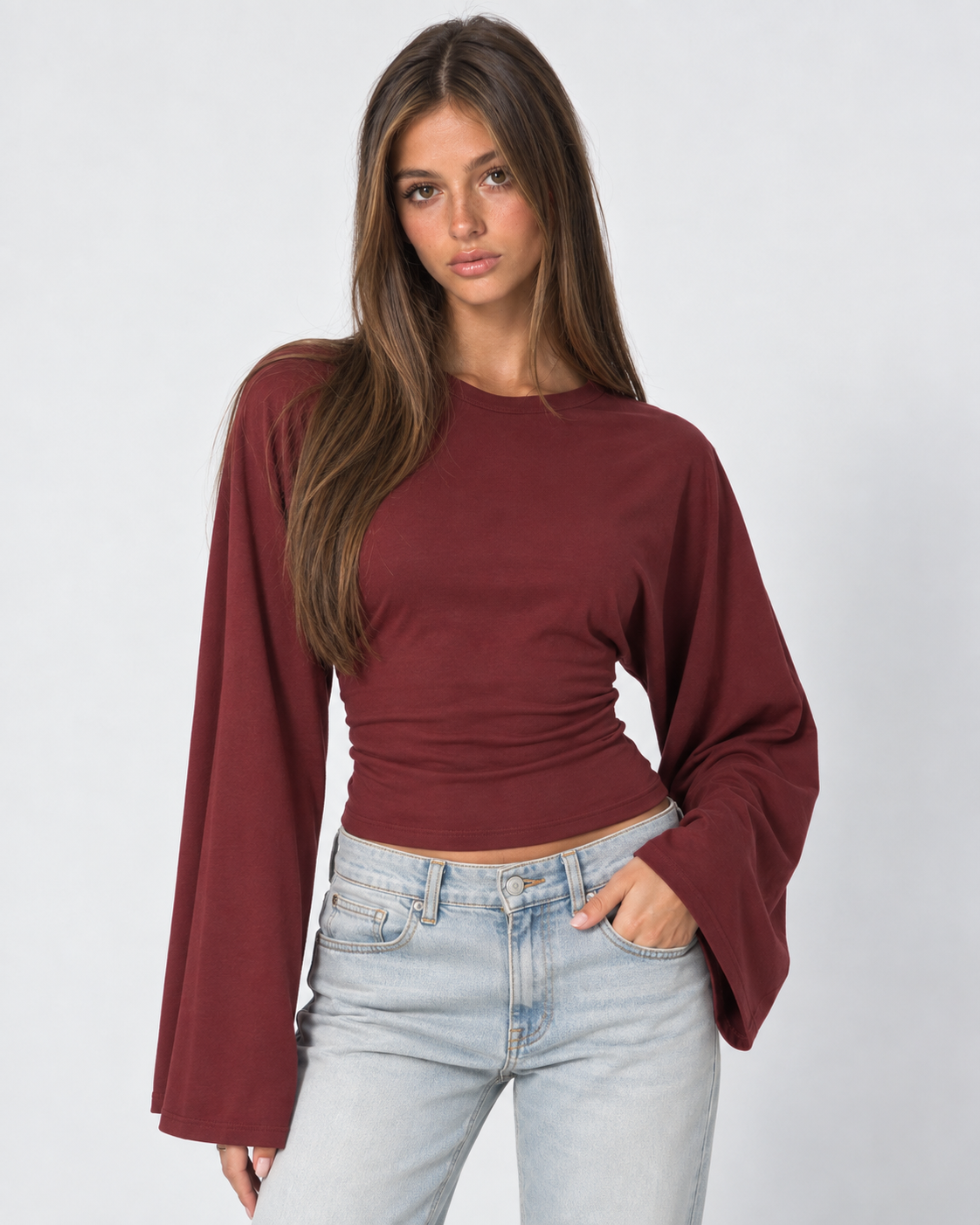 Soft Launch Ruched Top