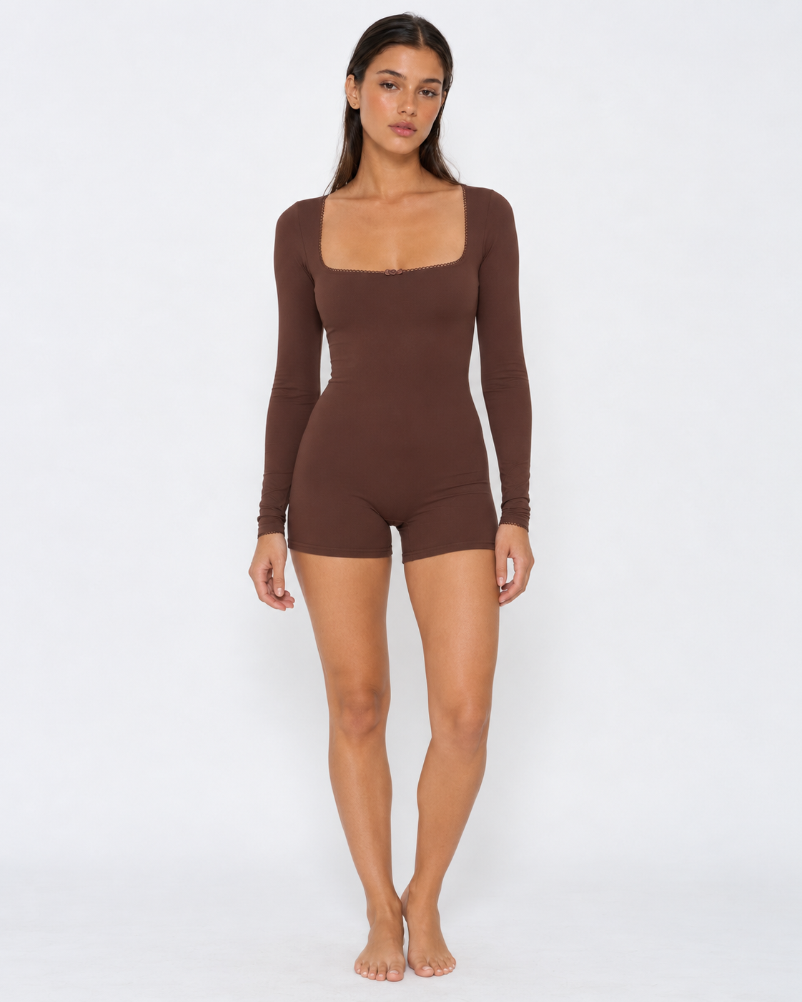 Soft Girl Long Sleeve Romper