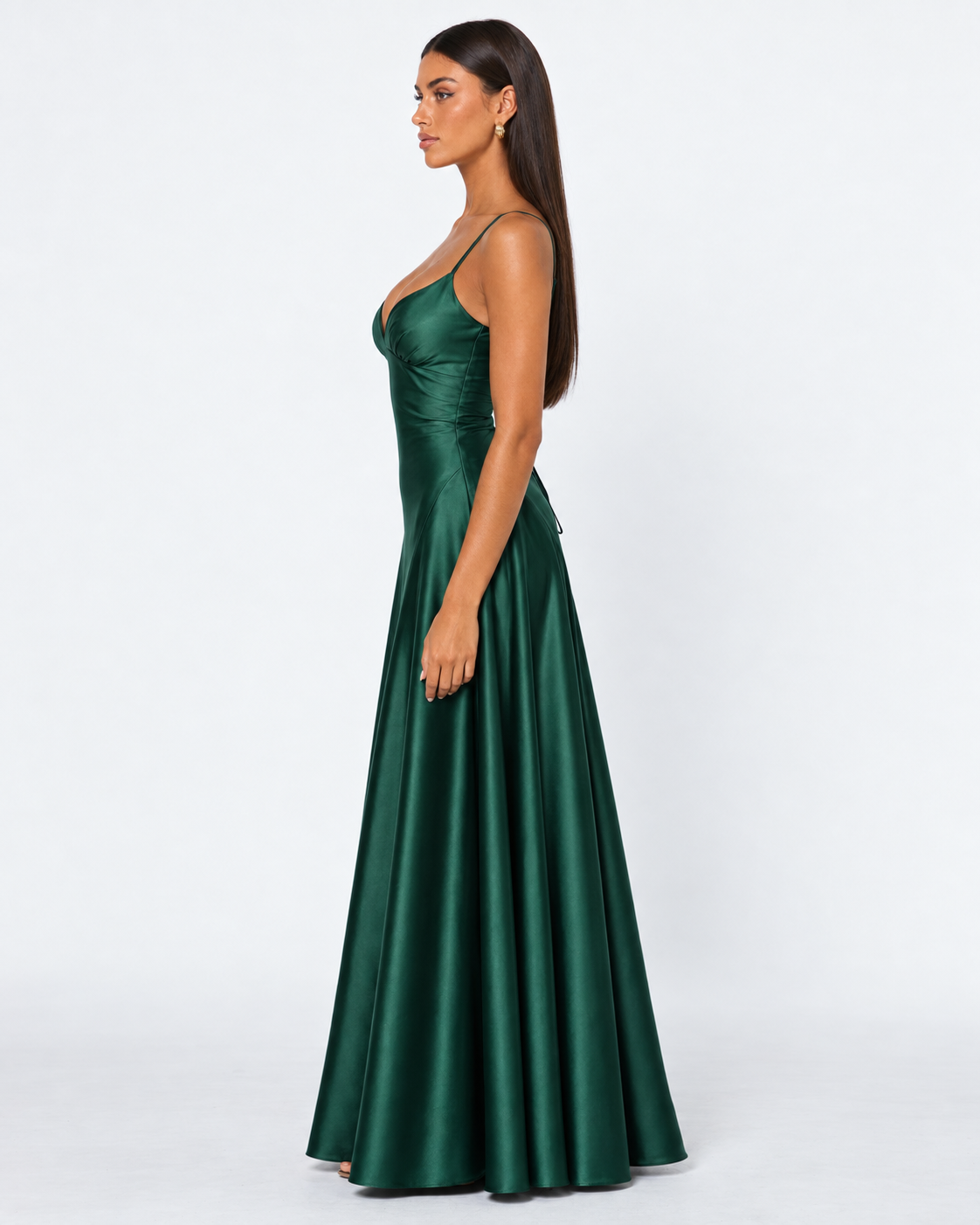 Midnight Romance Satin Maxi