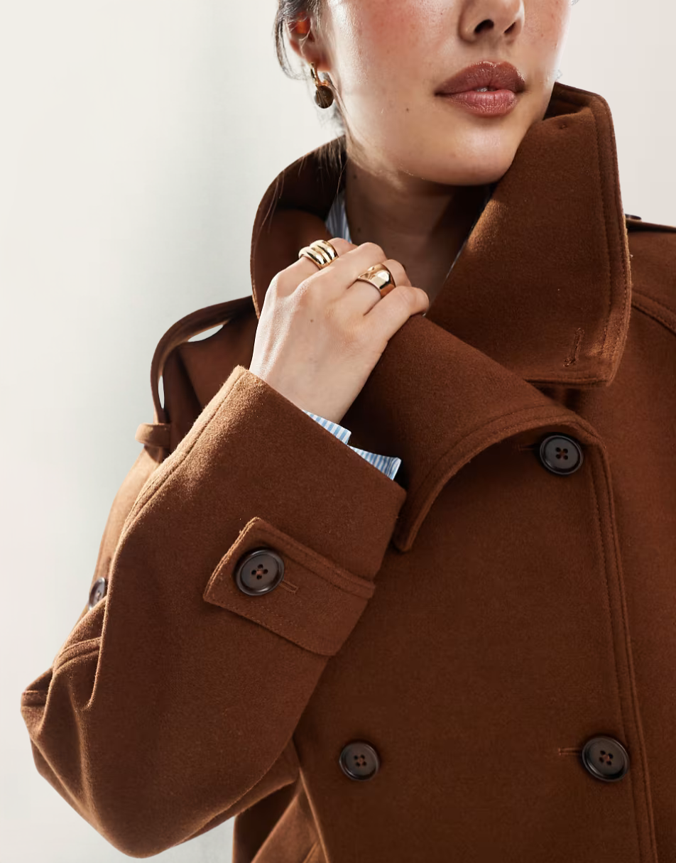 ARIA | Cropped Trench Coat