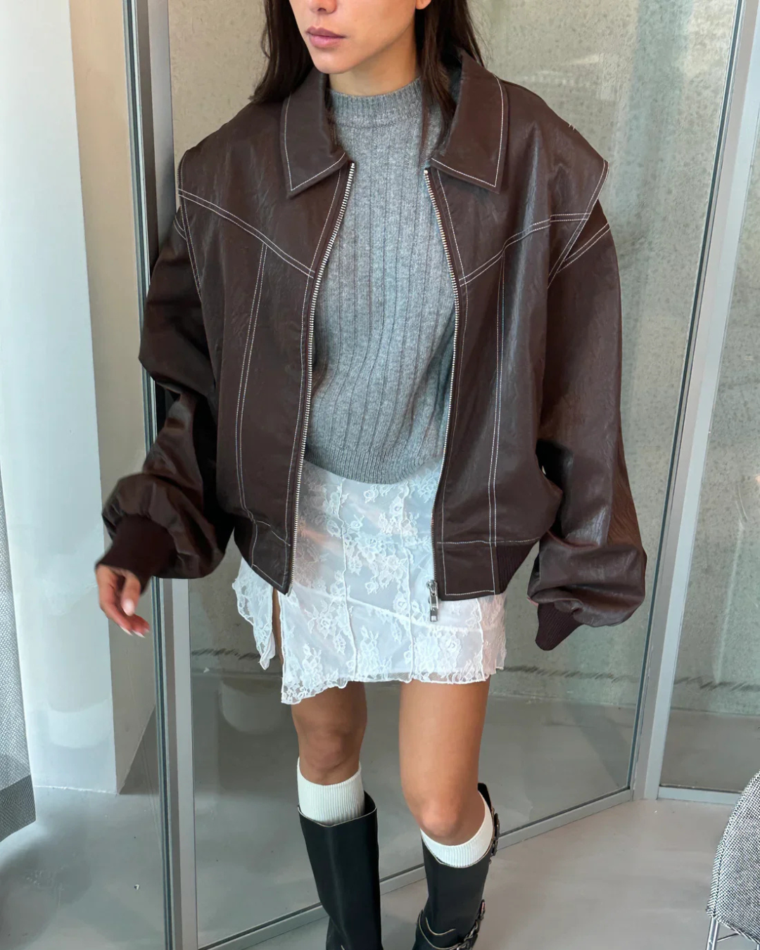 ARIA | Oversized Contrast Jacket