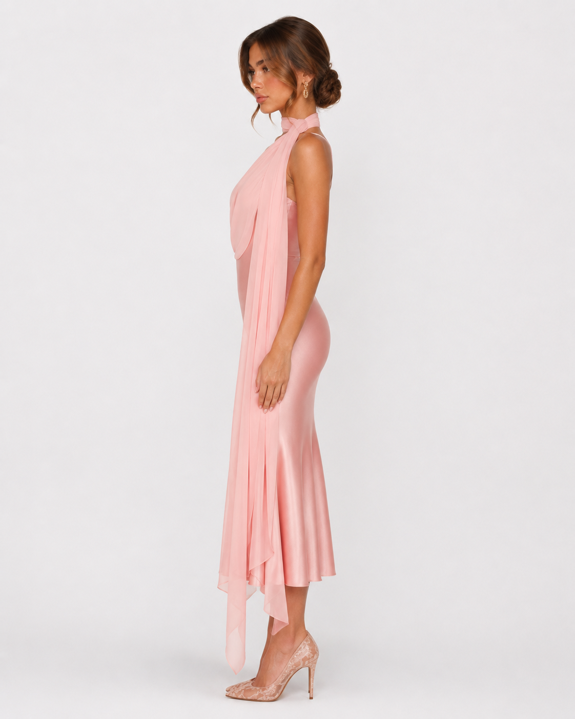 Seraphina Satin Midi