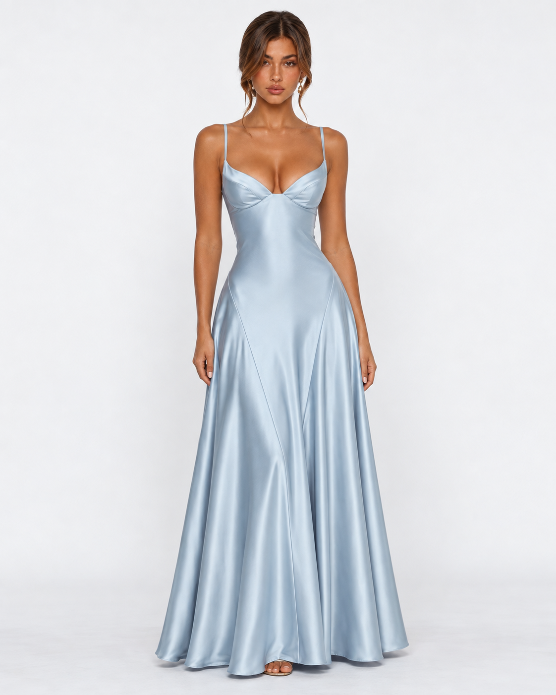 Midnight Romance Satin Maxi