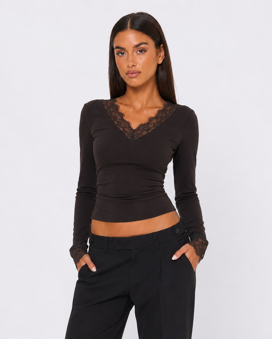 Soft Romance Lace Top