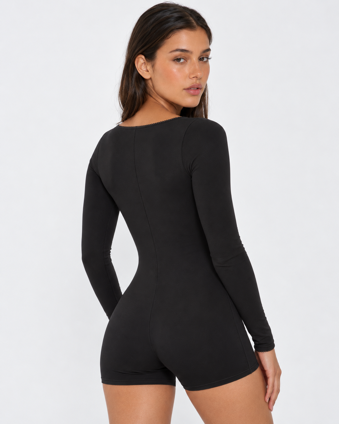 Soft Girl Long Sleeve Romper