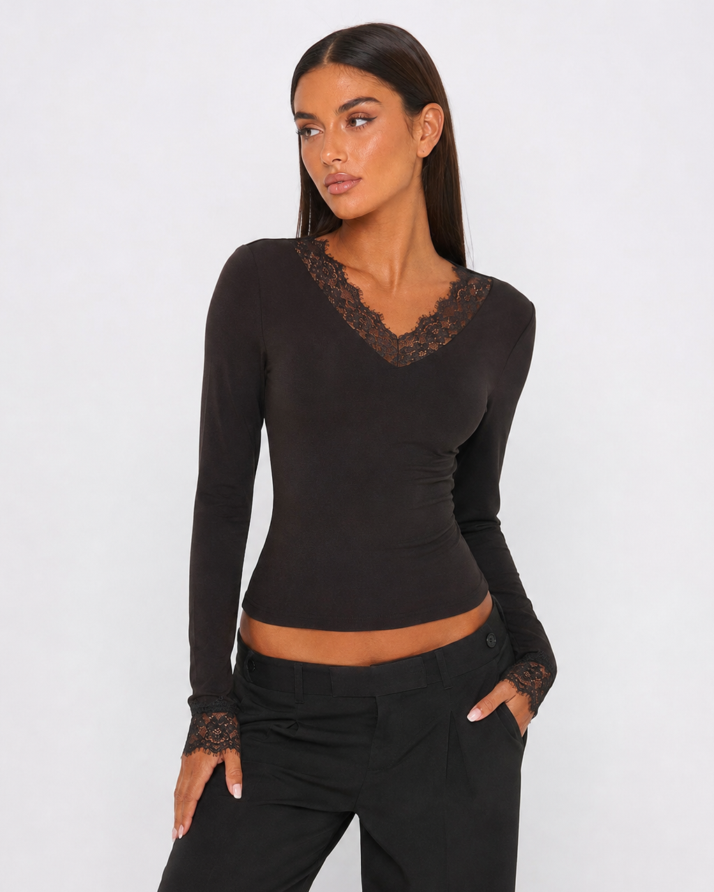 Soft Romance Lace Top