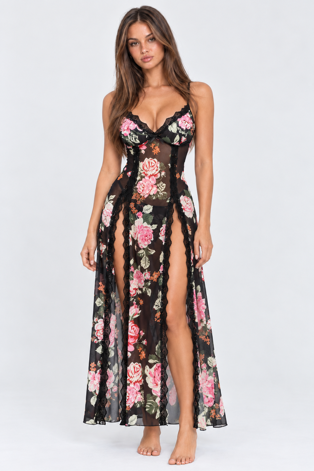Midnight Rose Nightdress