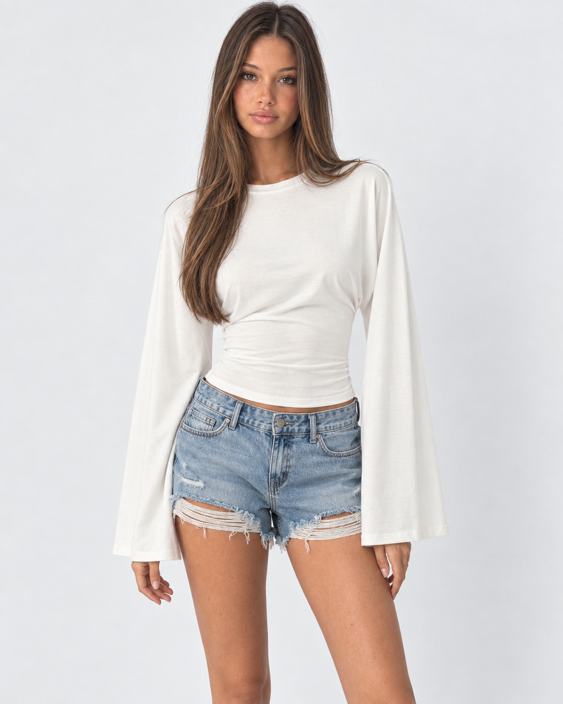 Soft Launch Ruched Top