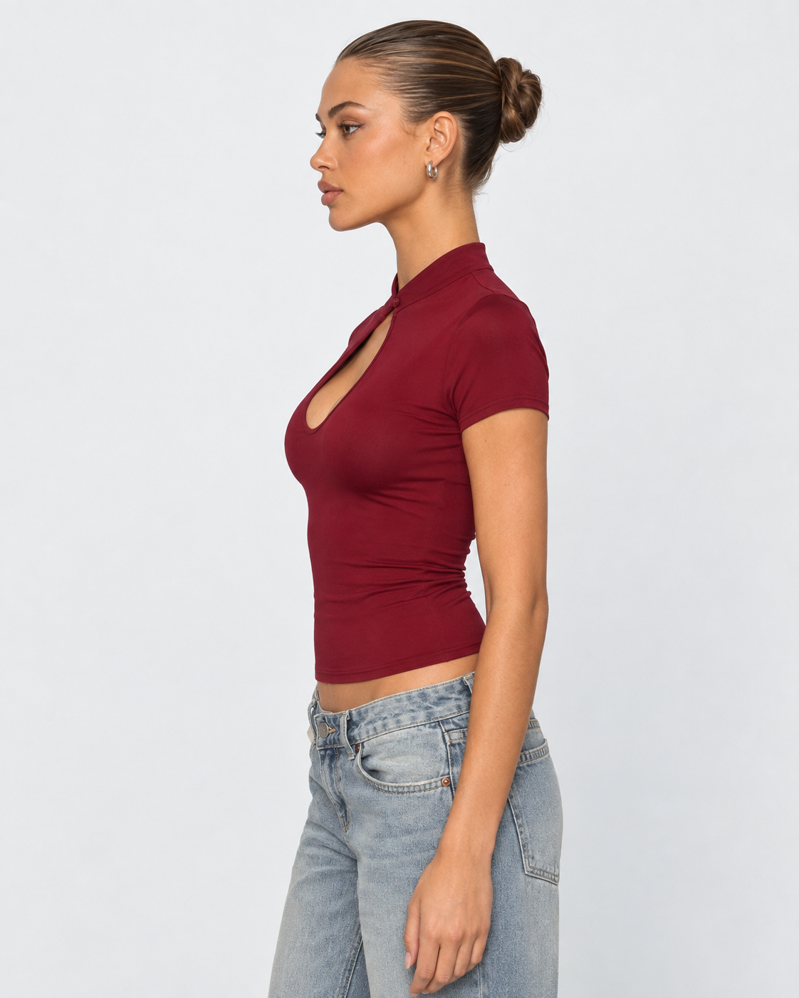 Pretty Keyhole Top