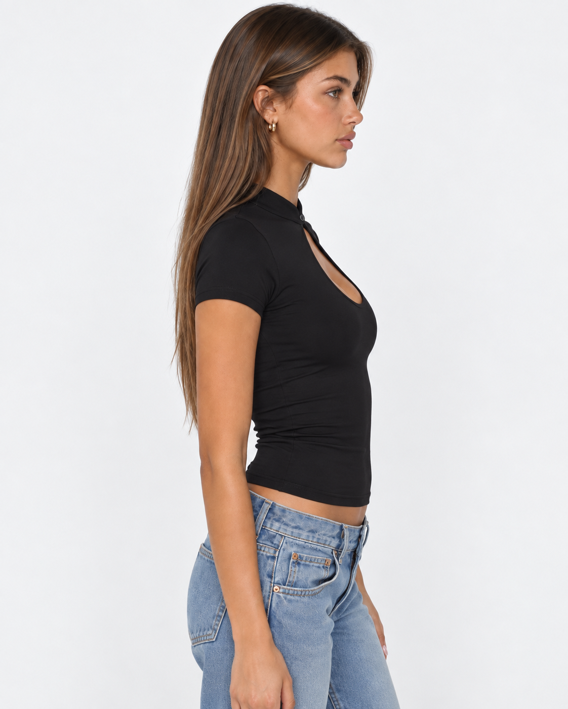 Pretty Keyhole Top