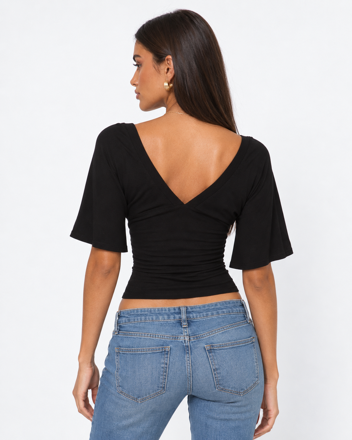 Off Duty Wrap Top