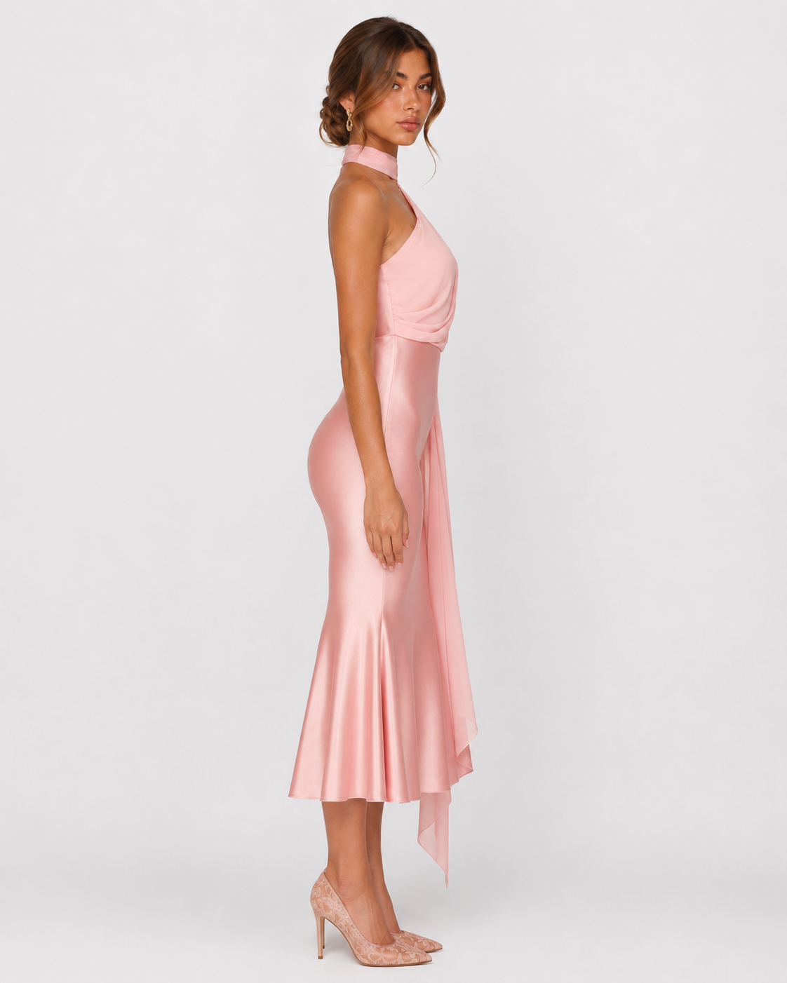 Seraphina Satin Midi