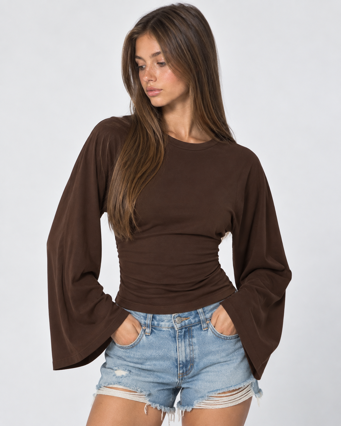 Soft Launch Ruched Top