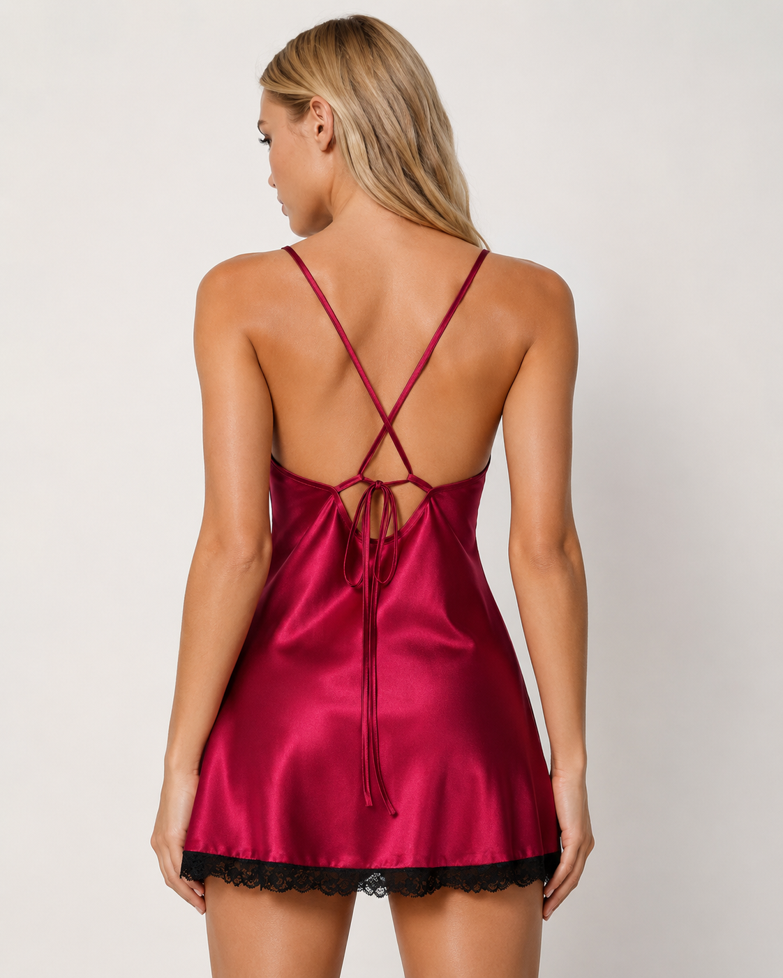 Lace Trim Sleep Dress